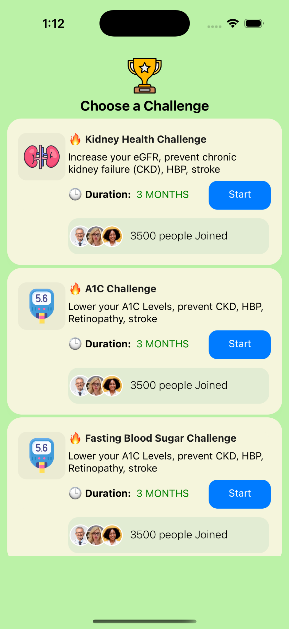 A1C screen